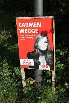 Gauting BTW 2021-09-29 SPD-Plakat Ammerseestraße 10